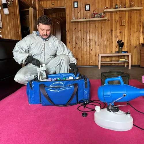 ФОТО Полное удаление ртути в помещениях в Красногорске